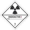 Nmc Radioactive I Label, Material: Pressure Sensitive Vinyl .002 DL25ALV